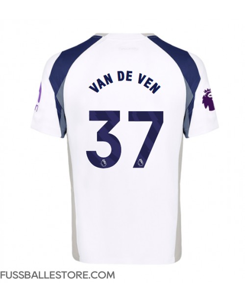 Günstige Tottenham Hotspur Micky van de Ven #37 Heimtrikot 2025-26 Kurzarm Günstige Tottenham Hotspur Micky van de Ven #37 Heimtrikot 2025-26 Kurzarm